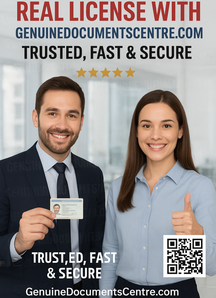 Real License With – GenuineDocumentscentre.com