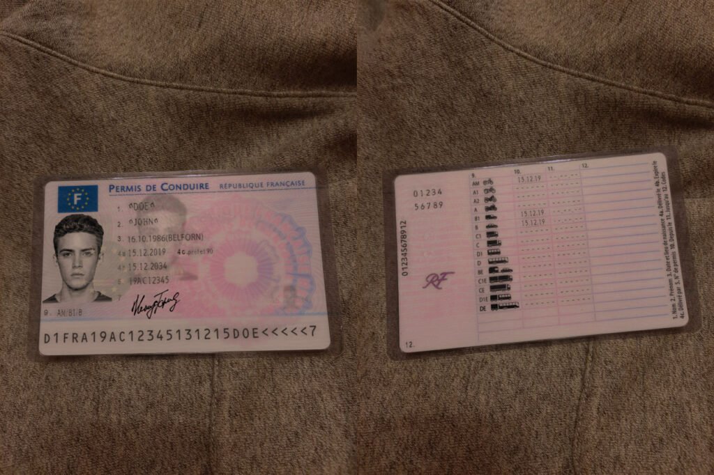 French Drivers License