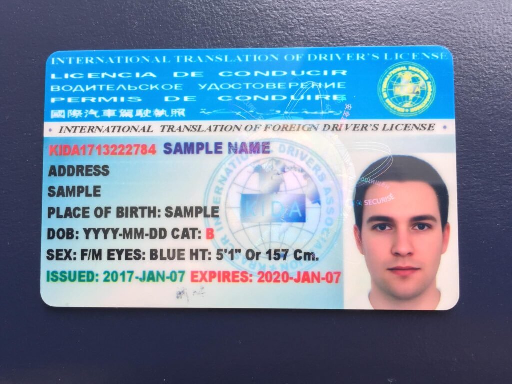 International Drivers license