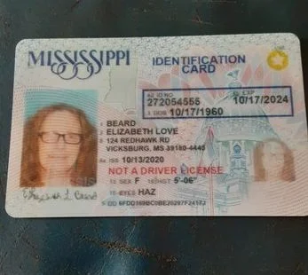 Mississippi Driver’s License