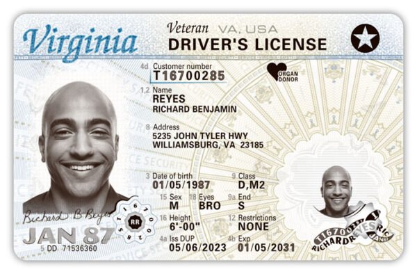  Virginia Driver’s License