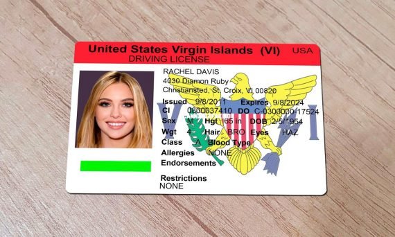  Virgin Islands Driver’s License