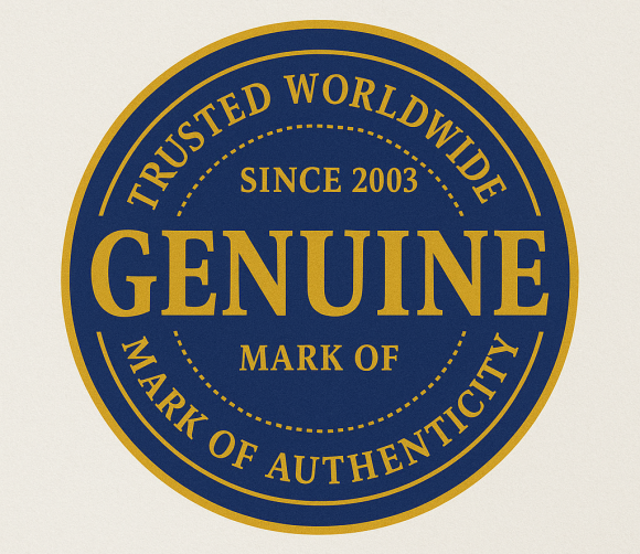 Trusted Worldwide Since 2003 _Genuine Mark Of Authenticity Trusted Worldwide Since 2003 _Genuine Mark Of Authenticity